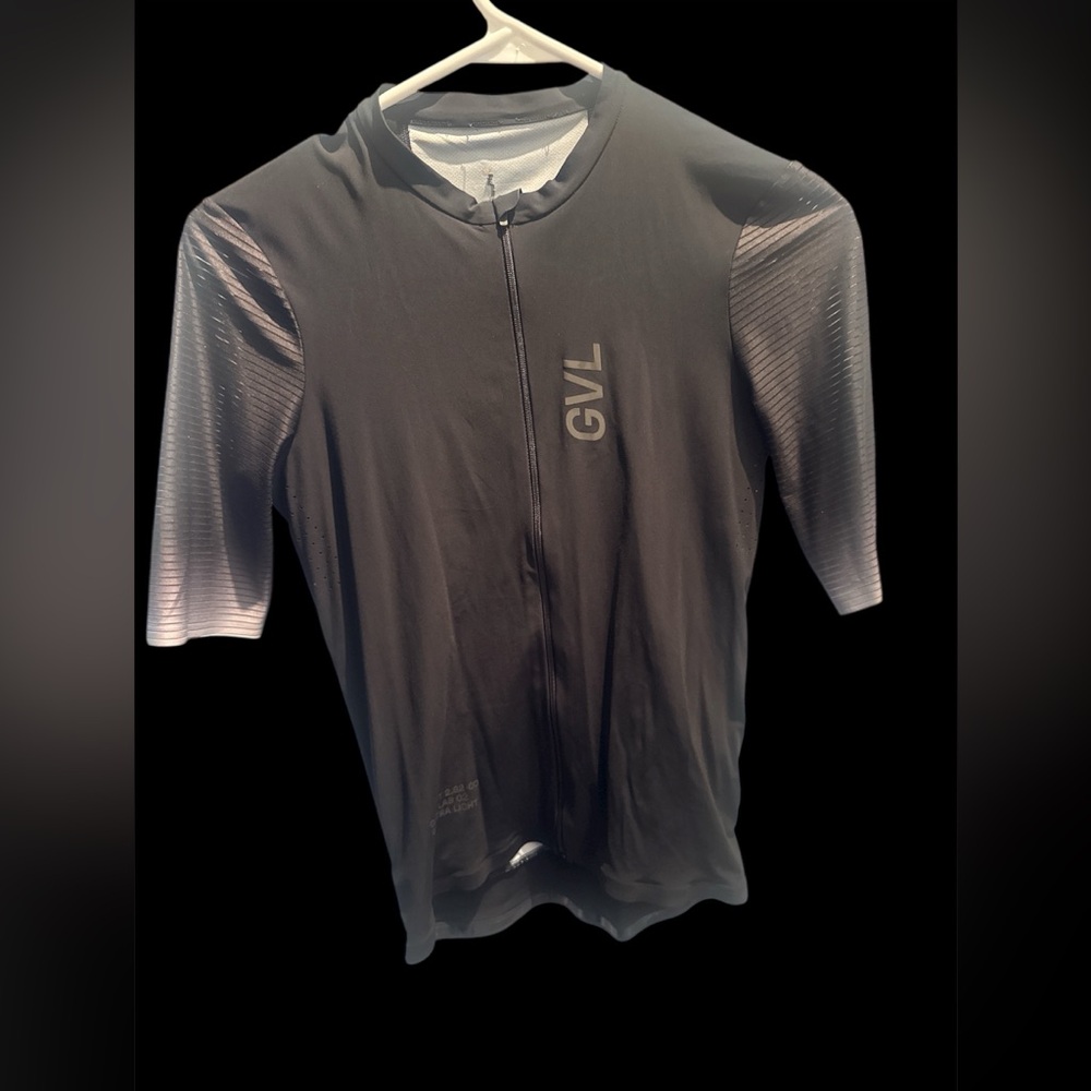 GVL Black Cycling Jersey size small women